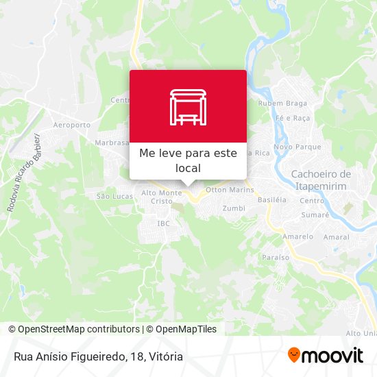 Rua Anísio Figueiredo, 18 mapa
