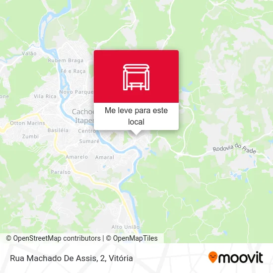 Rua Machado De Assis, 2 mapa