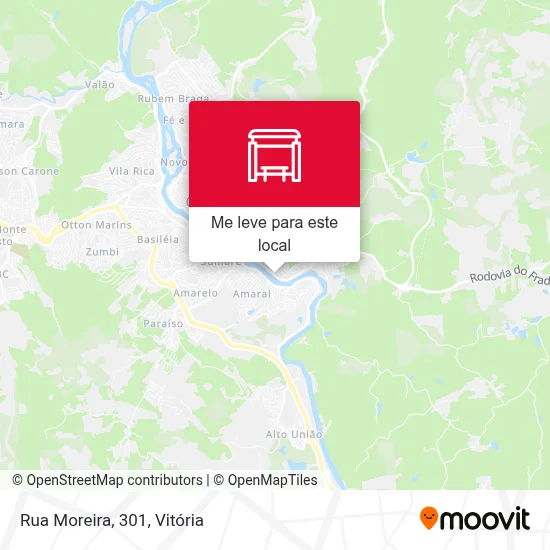 Rua Moreira, 301 mapa