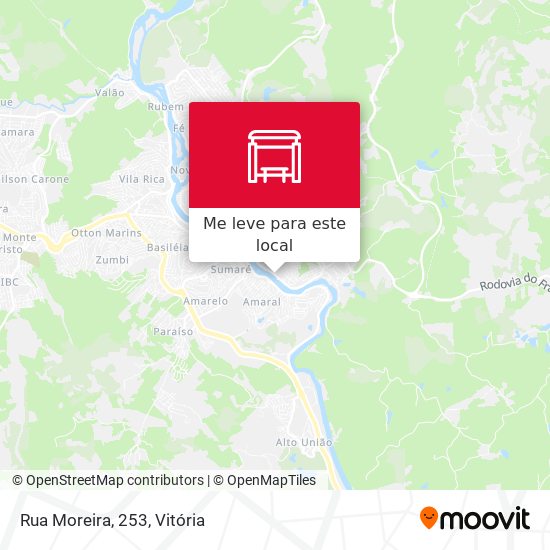 Rua Moreira, 253 mapa