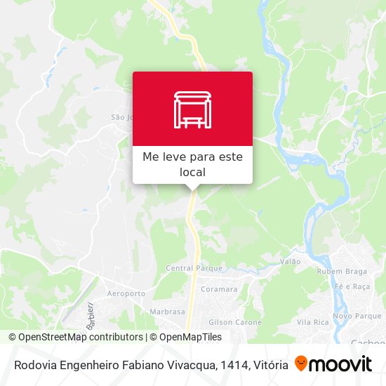Rodovia Engenheiro Fabiano Vivacqua, 1414 mapa