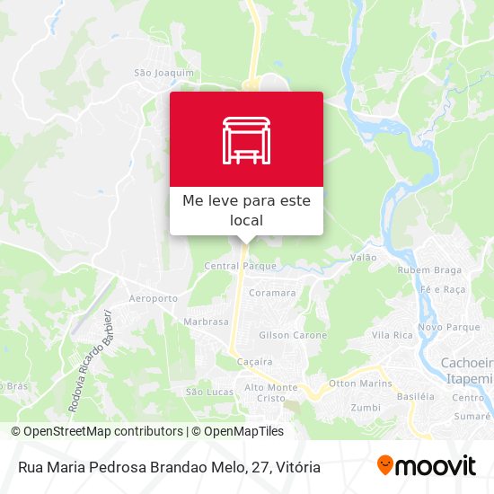Rua Maria Pedrosa Brandao Melo, 27 mapa