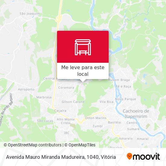 Avenida Mauro Miranda Madureira, 1040 mapa