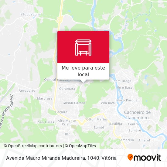 Avenida Mauro Miranda Madureira, 1040 mapa