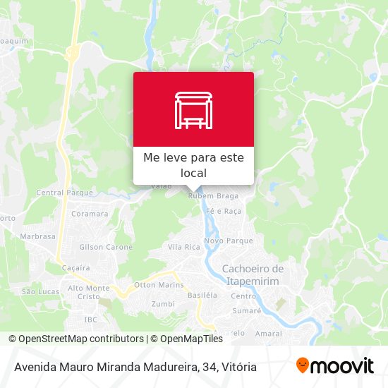 Avenida Mauro Miranda Madureira, 34 mapa