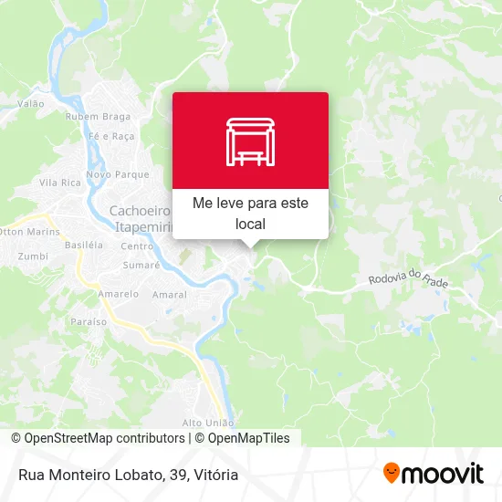 Rua Monteiro Lobato, 39 mapa
