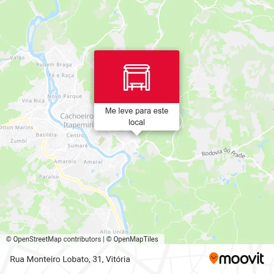 Rua Monteiro Lobato, 31 mapa
