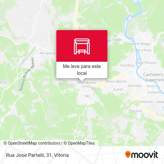 Rua Jose Partelli, 31 mapa