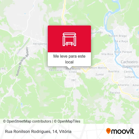 Rua Ronilson Rodrigues, 14 mapa