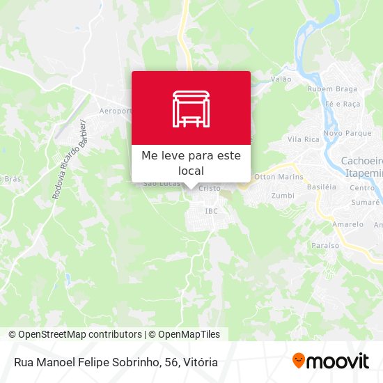 Rua Manoel Felipe Sobrinho, 56 mapa