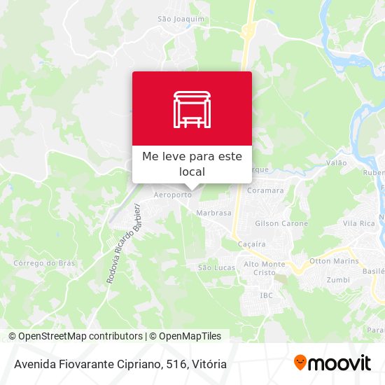 Avenida Fiovarante Cipriano, 516 mapa