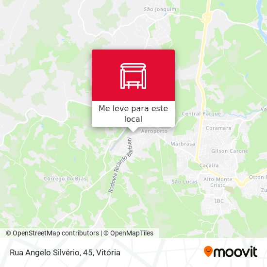 Rua Angelo Silvério, 45 mapa