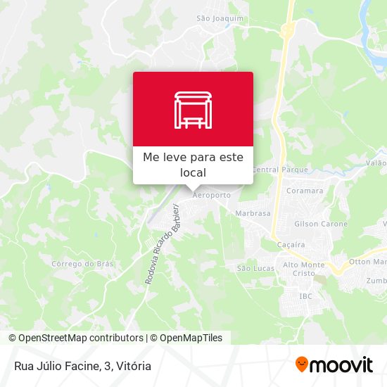 Rua Júlio Facine, 3 mapa