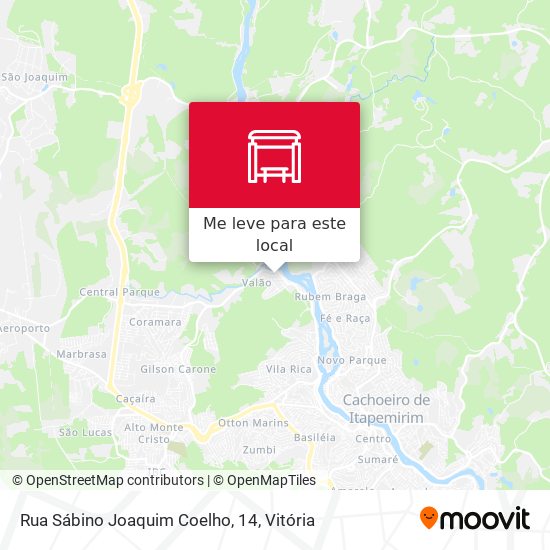 Rua Sábino Joaquim Coelho, 14 mapa