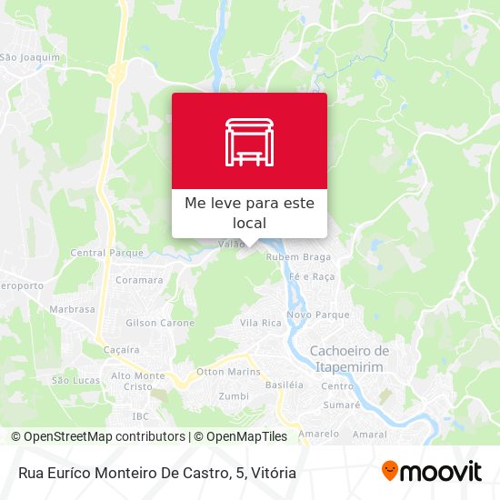 Rua Euríco Monteiro De Castro, 5 mapa