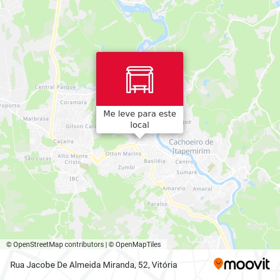 Rua Jacobe De Almeida Miranda, 52 mapa
