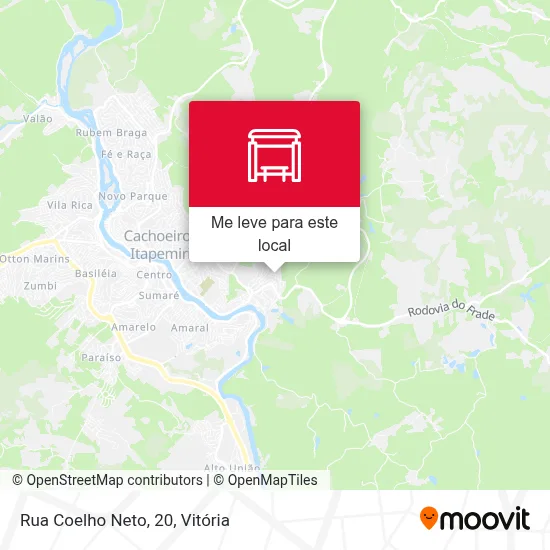 Rua Coelho Neto, 20 mapa