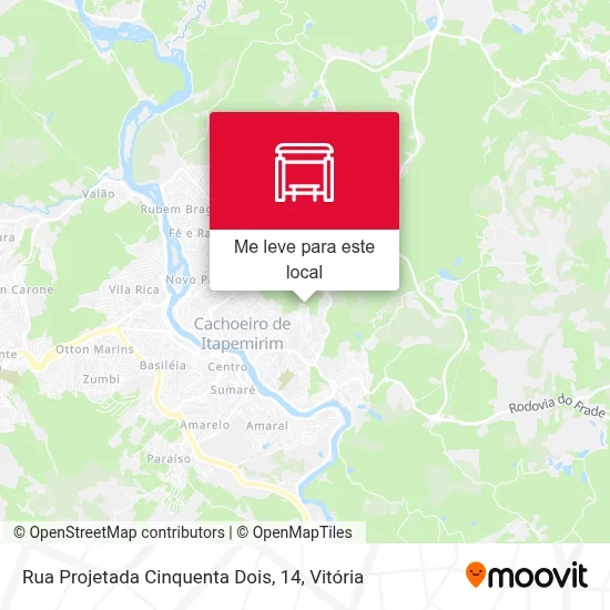 Rua Projetada Cinquenta Dois, 14 mapa