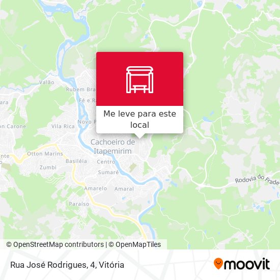 Rua José Rodrigues, 4 mapa