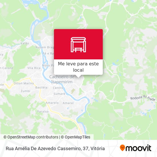 Rua Amélia De Azevedo Cassemiro, 37 mapa