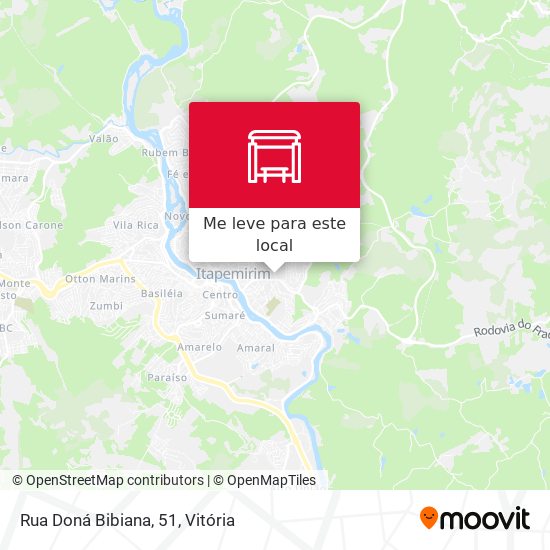 Rua Doná Bibiana, 51 mapa