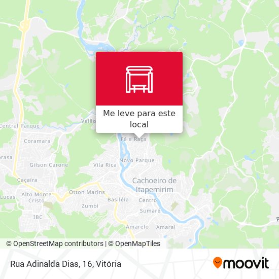 Rua Adinalda Dias, 16 mapa