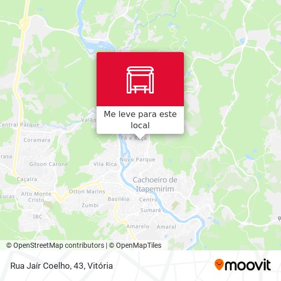 Rua Jaír Coelho, 43 mapa