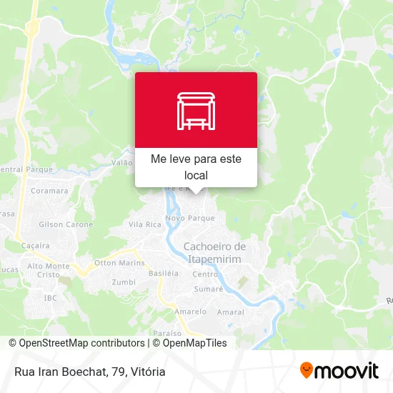 Rua Iran Boechat, 79 mapa
