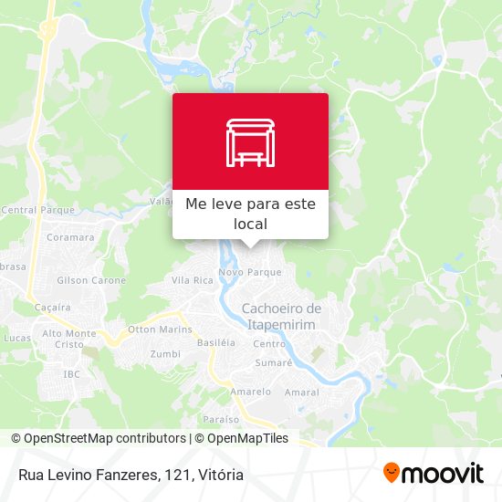 Rua Levino Fanzeres, 121 mapa