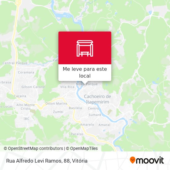 Rua Alfredo Levi Ramos, 88 mapa