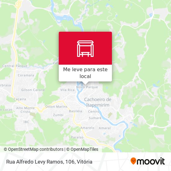Rua Alfredo Levy Ramos, 106 mapa