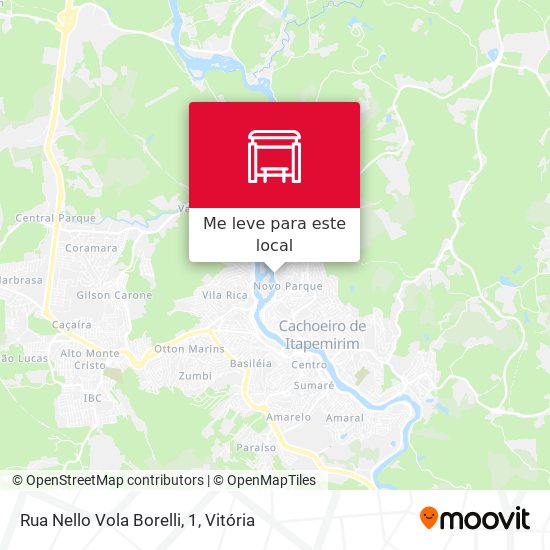 Rua Nello Vola Borelli, 1 mapa