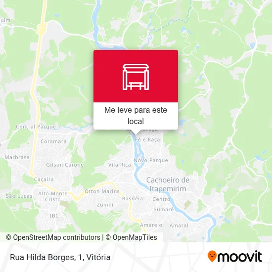 Rua Hilda Borges, 1 mapa