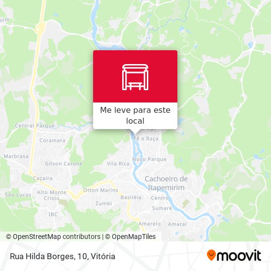 Rua Hilda Borges, 10 mapa