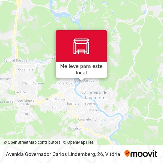 Avenida Governador Carlos Lindemberg, 26 mapa