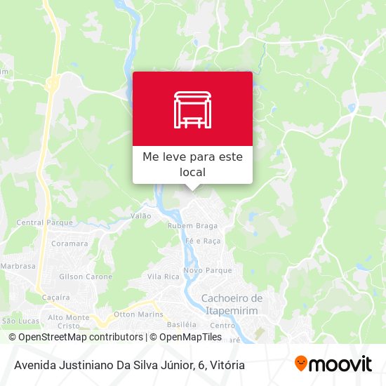 Avenida Justiniano Da Silva Júnior, 6 mapa