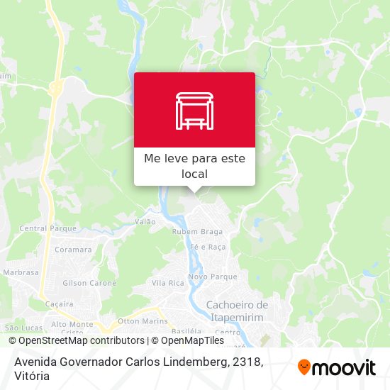 Avenida Governador Carlos Lindemberg, 2318 mapa