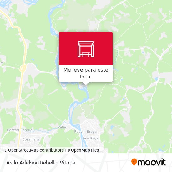 Asilo Adelson Rebello mapa