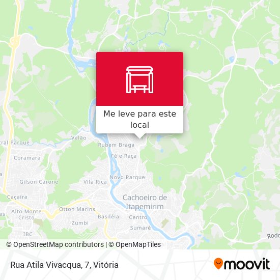 Rua Atila Vivacqua, 7 mapa