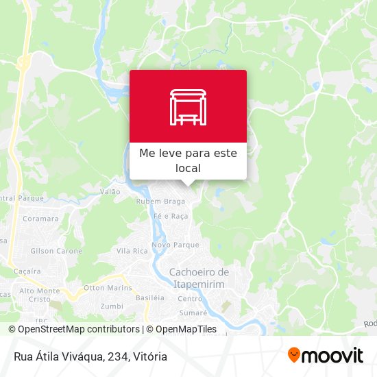 Rua Átila Viváqua, 234 mapa