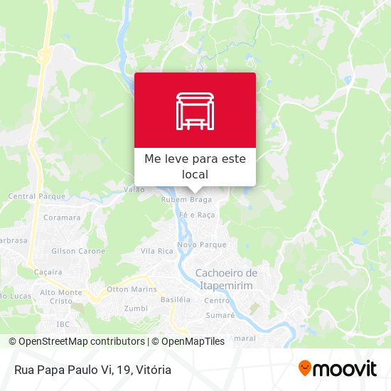 Rua Papa Paulo Vi, 19 mapa