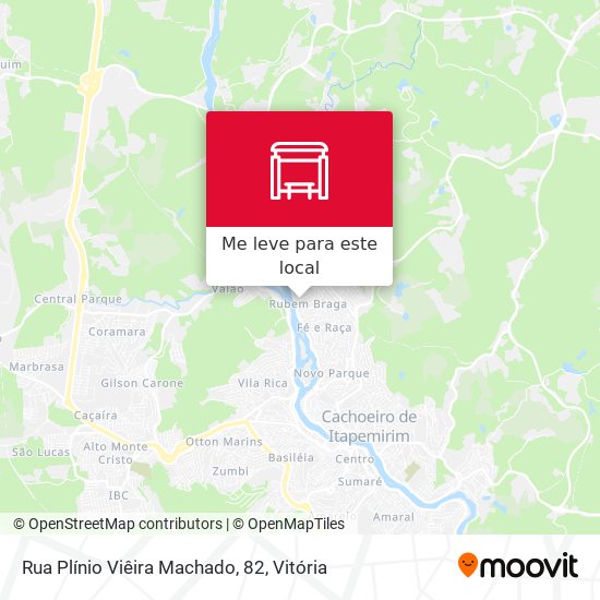 Rua Plínio Viêira Machado, 82 mapa