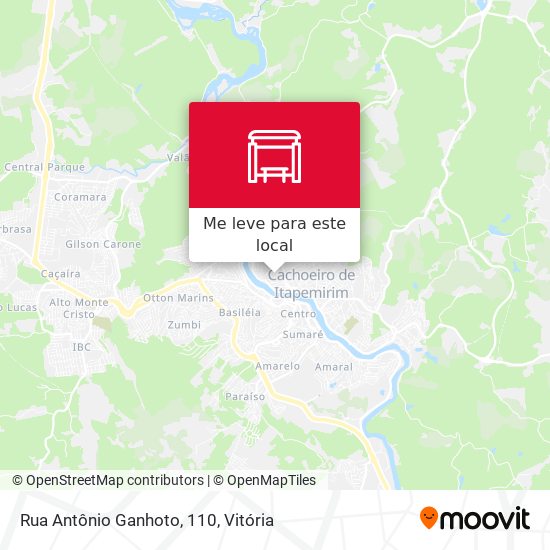 Rua Antônio Ganhoto, 110 mapa