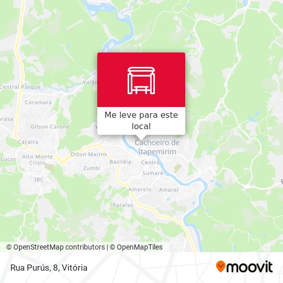 Rua Purús, 8 mapa