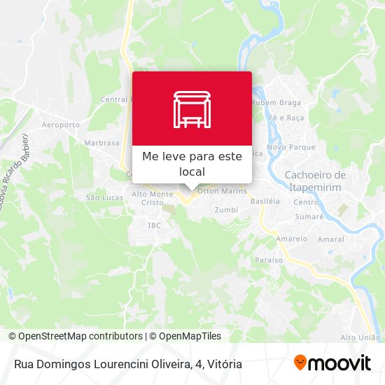 Rua Domingos Lourencini Oliveira, 4 mapa