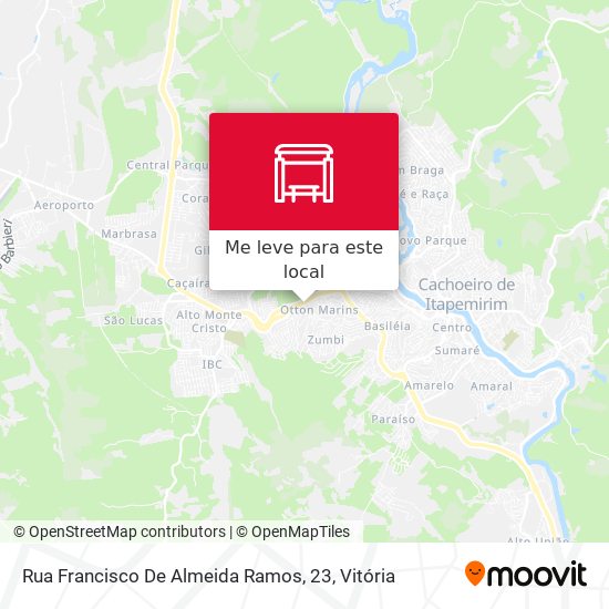 Rua Francisco De Almeida Ramos, 23 mapa