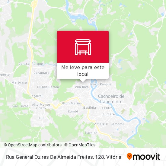 Rua General Ozires De Almeida Freitas, 128 mapa