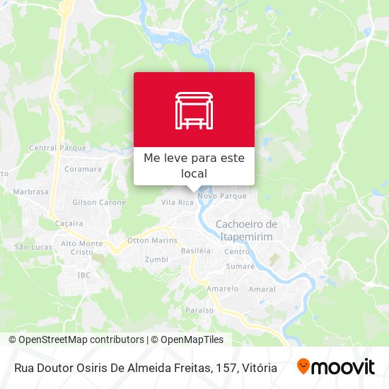 Rua Doutor Osiris De Almeida Freitas, 157 mapa