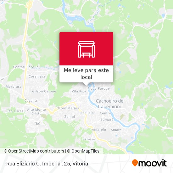 Rua Eliziário C. Imperial, 25 mapa