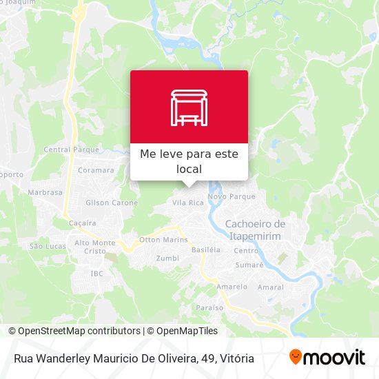 Rua Wanderley Mauricio De Oliveira, 49 mapa